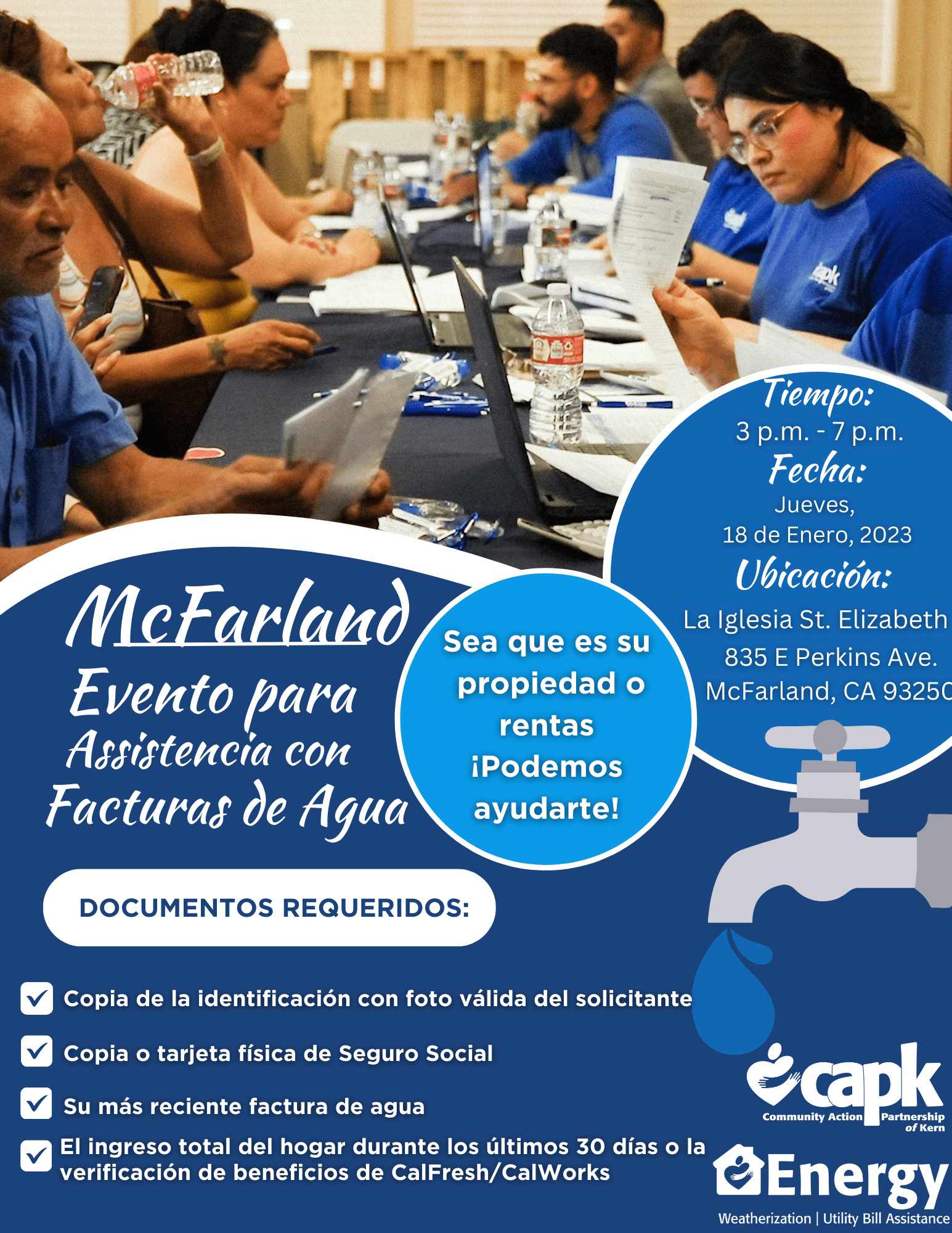 Social media Spanish CAPK Community Action Partnership of Kern